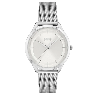 Afbeelding van BOSS PURA Horloge silvercoloured, Dames, Maat: One Size, Silver coloured
