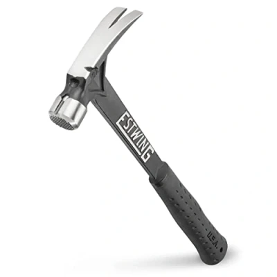 Afbeelding van Estwing EB/15SM 15oz Ultra Zwarte Hamer, Gefreesd Gezicht, Shock Reduction Grip