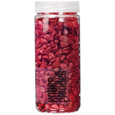 Afbeelding van Knorr Prandell 218236205 decoratieve stenen 9 13 mm 500 ml, kleur: rood