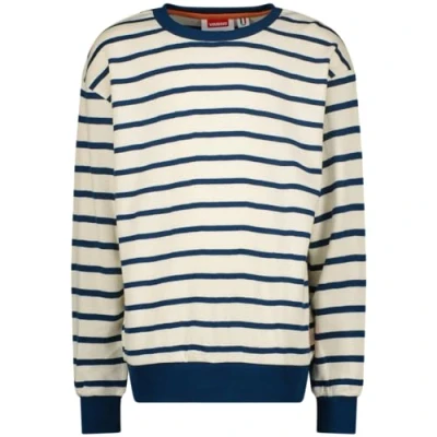 Afbeelding van Vingino gestreepte sweater Nemo ecru/donkerblauw