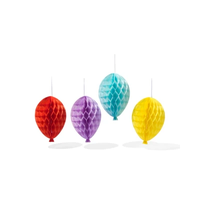 Afbeelding van HEMA Honeycomb Ballon 4 Stuks