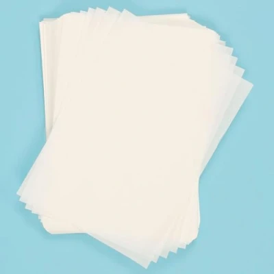Afbeelding van Baker Ross FN205 A4 overtrekpapier pak van 50, overtrekvellen voor tekenen, kopieerpapier, lichtbakpapier