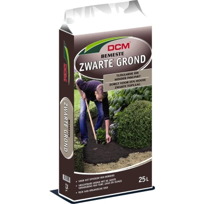 Afbeelding van Tuinaarde DCM 25 L (Zwarte grond, Ophogen)