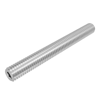 Afbeelding van SECCARO stelschroef met conische punt M8 x 70 mm, RVS V2A VA A2, DIN 913 / ISO 4026, binnenzeskant, 20 stuks
