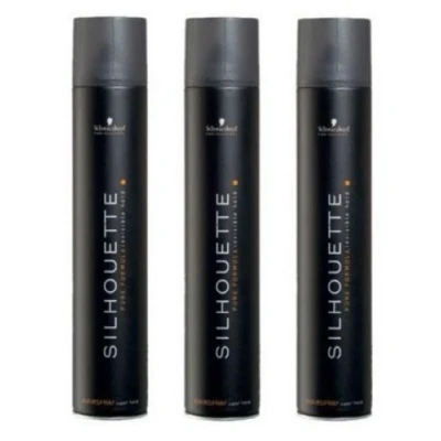 Afbeelding van Schwarzkopf ZWARTKOPF SILHOUETTE SUPER HOUD HAARSPRAY ZWART 750ML X3
