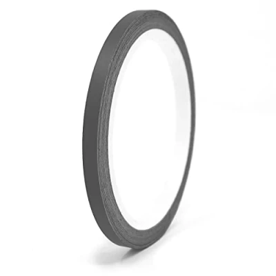 Afbeelding van Finest Folia Matte sierstrip voor auto&#039;s, motorfietsen, boten, modelbouw, knutselwerken en doe het zelfdecoratie, zelfklevend, 10 meter (mat donkergrijs, 5 mm breed)