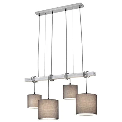 Afbeelding van REALITY PADME Hanglamp Nikkel mat excl. 4x E27 42W