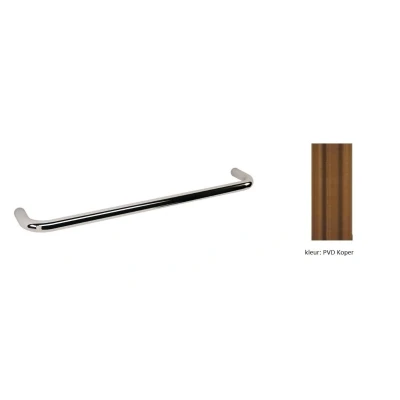 Afbeelding van Waterevolution flow handdoekhouder 35cm PVD geborsteld Koper A111CPE