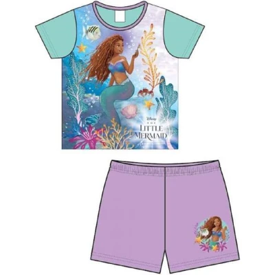 Afbeelding van De Kleine Zeemeermin shortama multi colour The Little Mermaid pyjama maat 98/104