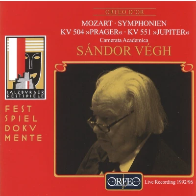 Afbeelding van Camerata Academica Symphonie No.38, No.41 (CD)