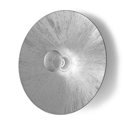 Afbeelding van austrolux Kolarz Moon wandlamp, zilverkleurig, Ø 62 cm, metaal/glas