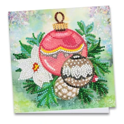 Afbeelding van Ideen mit Herz Diamond Painting wenskaart, 16 x cm, 370 g/m², incl. envelop en gereedschap, boomversiering