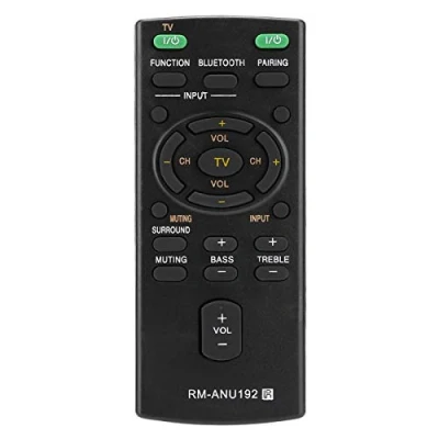 Afbeelding van Soundbar afstandsbediening voor Sony, vervangende RM ANU192 Sony Sound Bar SACT60BT SS WCT60 SSWCT60 HT CT60BT HTCT60BT SA HTCT60 CT60 SACT60 CT6