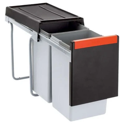 Afbeelding van Franke Cube 30 inbouw afvalsysteem keukenafvalemmer 2 x 15L 1340039553