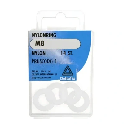 Afbeelding van Deltafix Nylonring M8 14 Stuks
