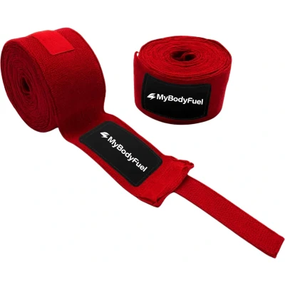 Afbeelding van MyBodyFuel Boxing Wraps Boksbandage Kickboks bandage One Size 500 cm Rood