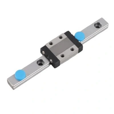 Afbeelding van 1 stuk LML9B lineaire geleiderail, miniatuur, breedte 9 mm, met schuifblok (100)