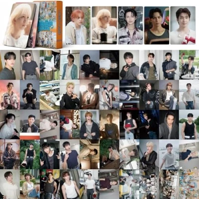 Afbeelding van 55 stuks Seventeen fotokaarten SPILL THE FEELS LOVE MONEY FAME Nieuw album Lomo ansichtkaarten voor fans