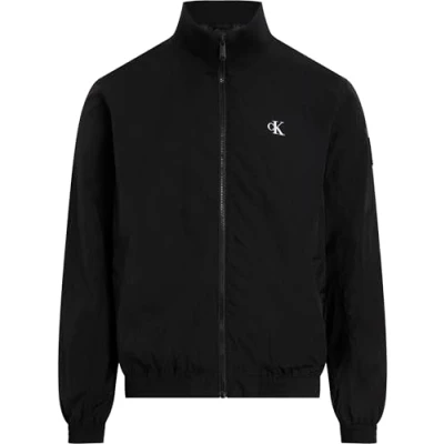 Afbeelding van Calvin Klein Jeans Unpadded Harrington Jacket Lichte jas, Heren, Maat: Large, Black