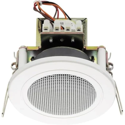 Afbeelding van Monacor EDL 82/WS PA inbouwluidspreker 6 W 100 V Wit 1 stuk(s)