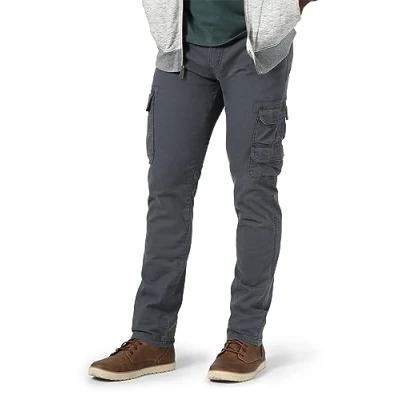 Afbeelding van Wrangler Authentics Regular Tapered Cargo Broek voor heren, Tinnen, 36W / 30L