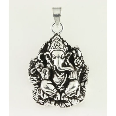 Afbeelding van Zilveren Ganesha hanger