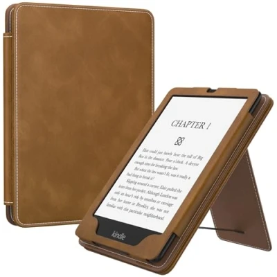 Afbeelding van MoKo Case for 6.8&quot; Kindle Paperwhite (11th Generation 2021) and Signature Edition, Slim PU Shell Cover with Auto Wake/Sleep 2021, Brown