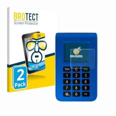 Afbeelding van BROTECT Screenprotector voor REINER SCT tanJack photo QR Folie Beschermfolie transparant (2 Stuks)