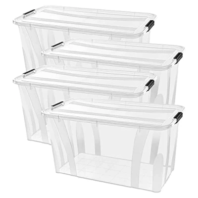 Afbeelding van Siena Home Opbergdoos, 32 l, set van 4 Anzio