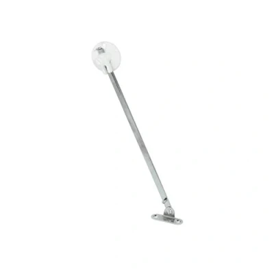Afbeelding van Gedotec H3914 Klepbeslag voor meubeldeuren, klaphouder keukenkast, vernikkeld staal, 225 mm, 1 stuk, klapscharnier kastdeuren en barvak