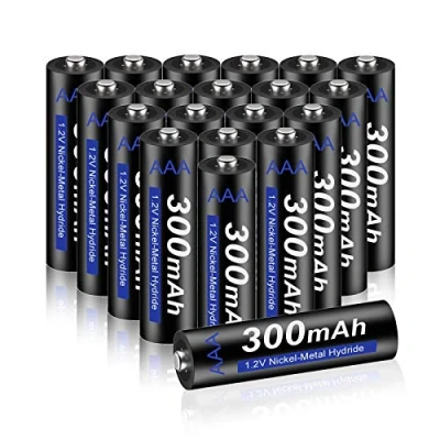Afbeelding van CITYORK Oplaadbare Batterijen AAA 300mAh 1,2 V NiMH 20 stuks Batterijen, Lage Zelfontlading en Voorgeladen, Ideaal voor Speelgoed, Draadloos Toetsenbord/Muis