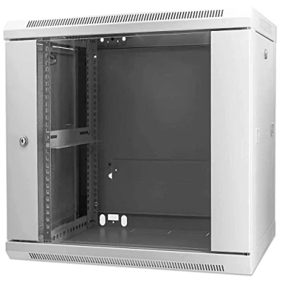 Afbeelding van Intellinet 711838 19inch patchkast (b x h d) 600 500 450 mm 9 HE Grijs wit (RAL 7035)
