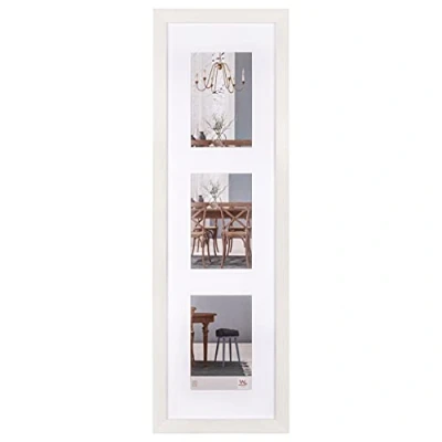 Afbeelding van Walther Design Fiorito Houten Fotolijst Drieluik Fotomaat 13x18cm Wit