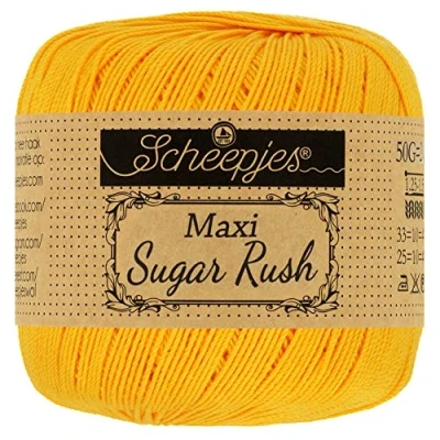 Afbeelding van Scheepjes Maxi Sugar Rush 208 Yellow Gold Garen 10x50g