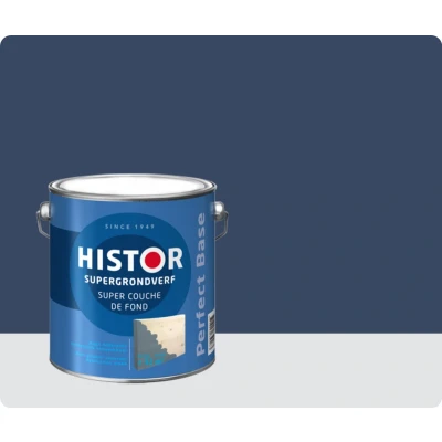 Afbeelding van histor perfect base super grondverf grijs 2.5 ltr