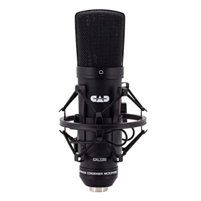 Afbeelding van CAD Audio Groot membraan condensatormicrofoon voor studio &amp; professionele opnamen nierkrofoon studiomicrofoon (XLR, 48V fantoomvoeding, 1 inch membraan, 75 OHM impedantie, 30 Hz 20 KHz), zilver