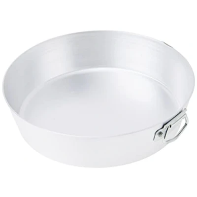 Afbeelding van Pentole Agnelli Family Cooking aluminium conische cakevorm met ring, metaal, zilver/zwart, 24 cm