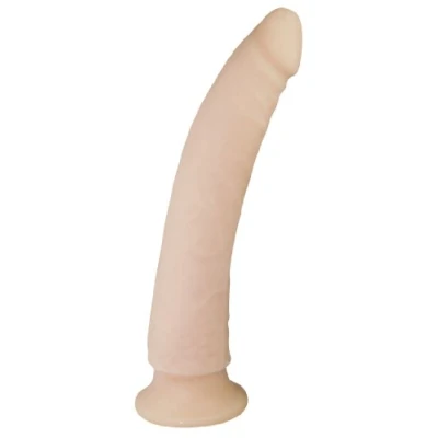 Afbeelding van Nature Skin Natuurlijk Huidachtig Materiaal Dildo met Zuignap en Aders voor Realistisch Gevoel beige