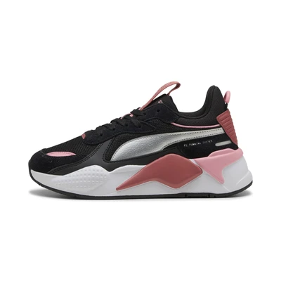Afbeelding van RS X Metallic sneakers voor Dames, Zwart/Rood, Maat 37,5 PUMA