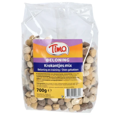Afbeelding van Timo Koekjes Krokantjes Mix Hondensnacks 700 g