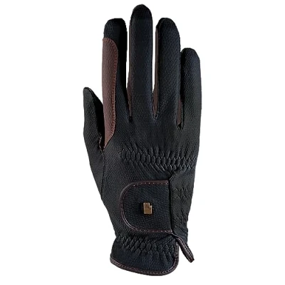 Afbeelding van Roeckl Sports Malta, toernooi zomerhandschoen, zwart/mokka 6.5