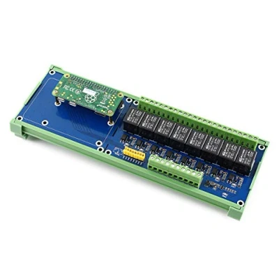 Afbeelding van Waveshare RPi Relay Board(B), with 8 ch Control, Power Relay, 40PIN GPIO Extension Header, Compatible Raspberry Pi Series Boards/Jetson Nano, for Controlling High Voltage Devices