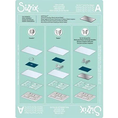 Afbeelding van Sizzix Big Shot Switch Plus accessoire adapter A, standaard, 664865