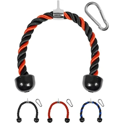 Afbeelding van Yes4All UTZ9 Triceps Rope, 27&quot; Rood Zwart