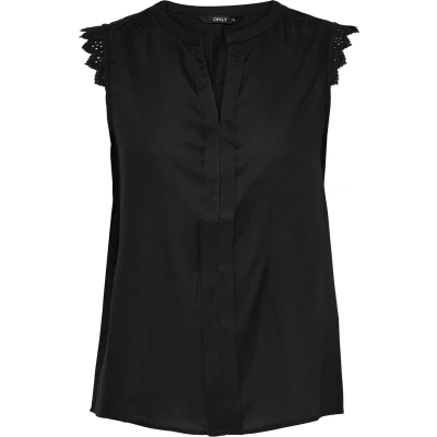 Afbeelding van ONLY Kimmi Blouse, Dames, Maat: 34, Black