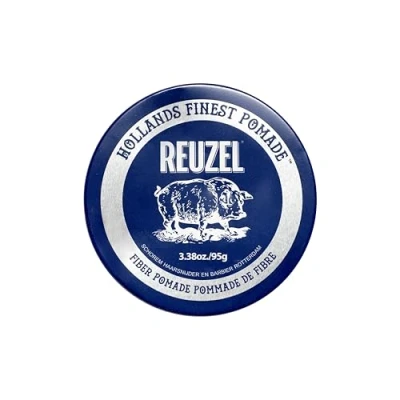 Afbeelding van Reuzel Fiber Pomade, Low Shine, Stevige HoldIng, Getexturiseerde, Vollere Look, Gemakkelijk te Restylen Gedurende de Dag 3.38oz/95g