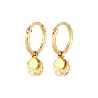 Afbeelding van Elli Basic Vintage LOOK Oorbellen goldcoloured, Dames, Maat: One Size, Gold coloured
