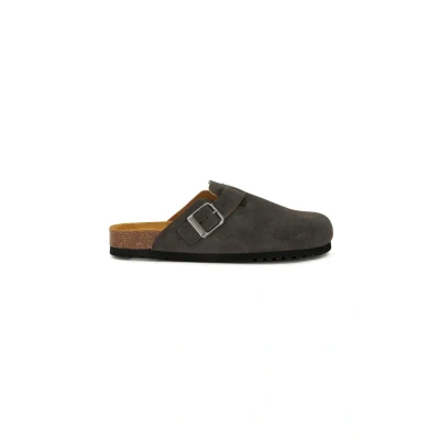 Afbeelding van Klomp Scholl Men Olivier New Suede Sa Mens Grey Schoenmaat 39