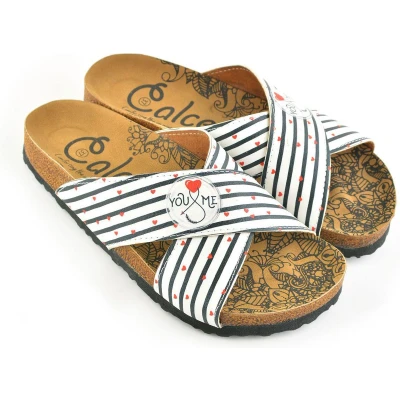 Afbeelding van GOBY You &amp; Me Slippers Sandalen Hoge kwaliteit Handmade Maat 40