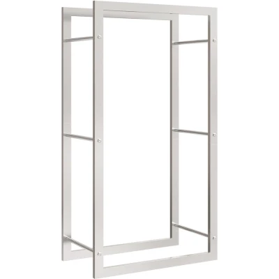 Afbeelding van Haardhoutrek 50x28x94 cm roestvrij staal